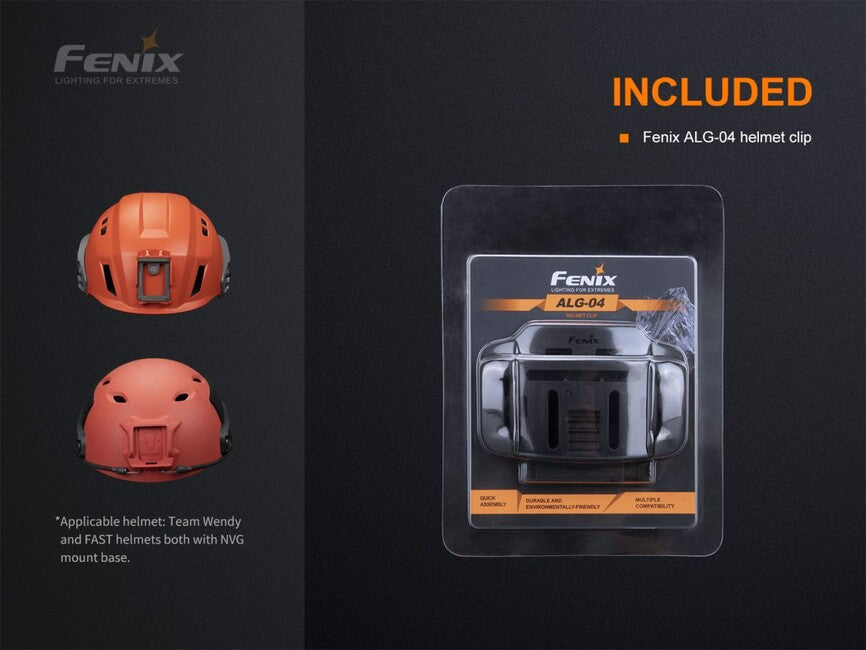 Fenix ALG-04 Headlamp Mount for Helmets with NVG Mount