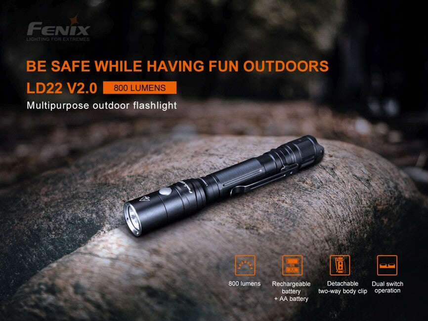 Fenix LD22 V2.0 torcia a led