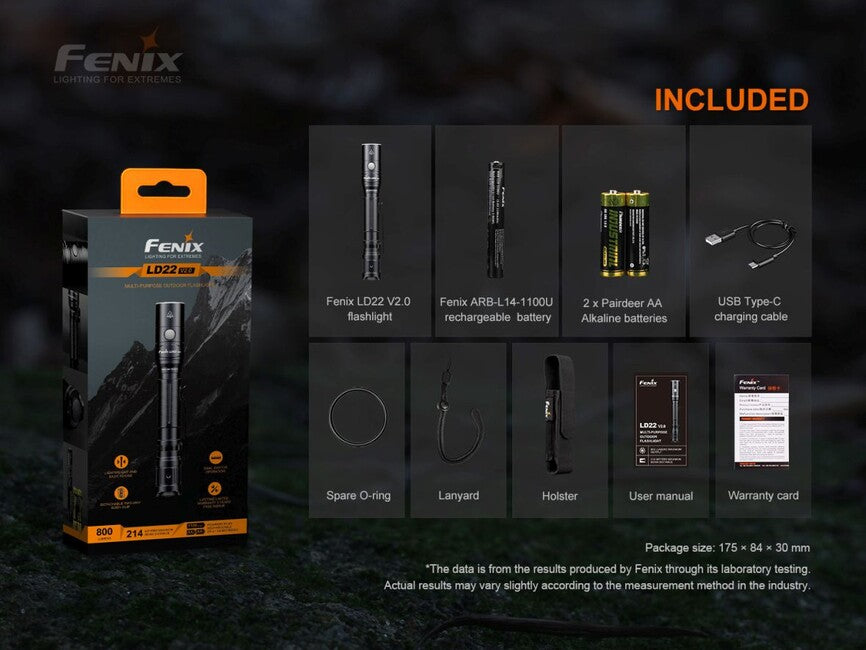 Fenix LD22 V2.0 torcia a led