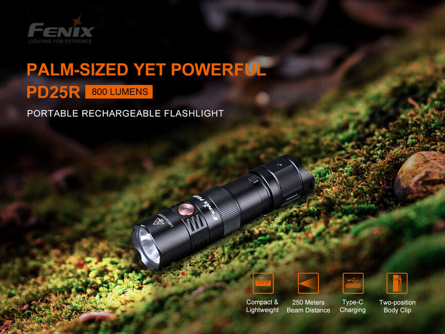 Fenix PD25R φακός τσέπης