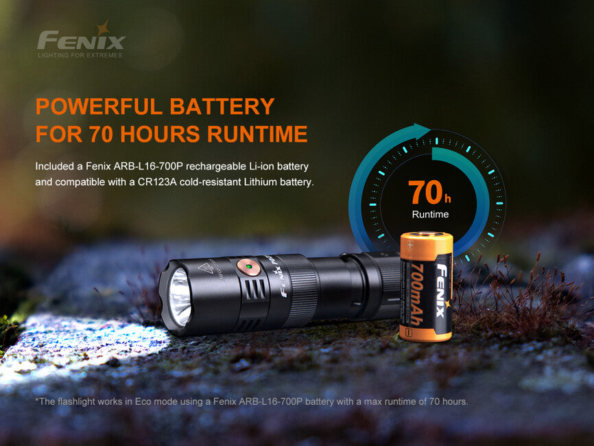 Fenix PD25R φακός τσέπης