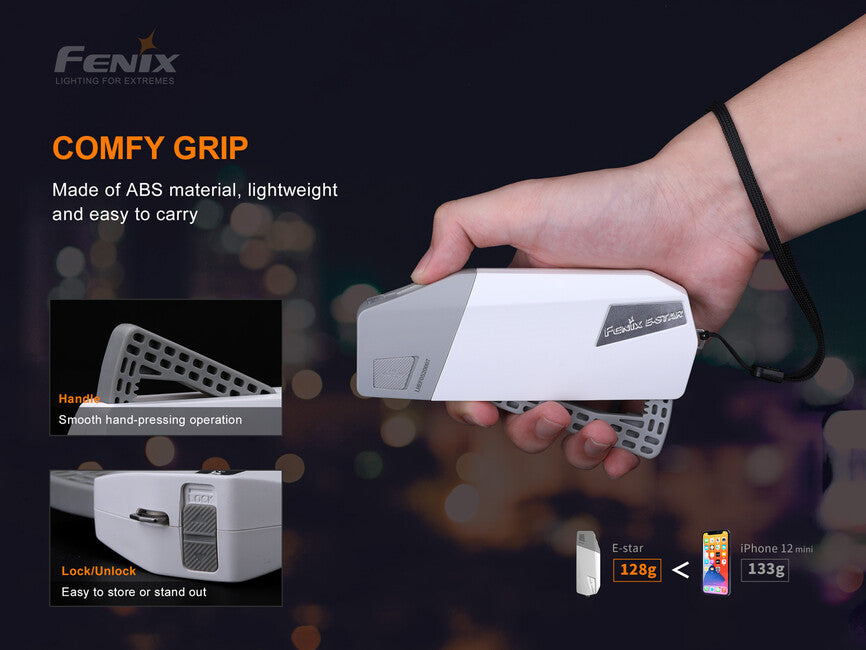 Fenix E-STAR torcia elettrica con dinamo