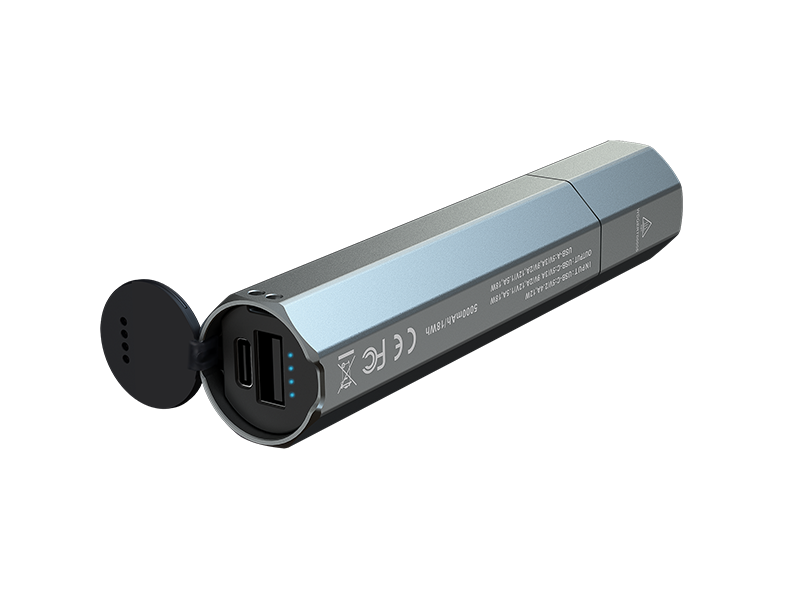 Fenix E-CP powerbank con torcia elettrica, nero