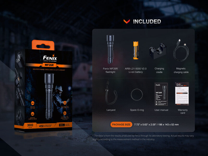 Fenix WF26R torcia di servizio ricaricabile