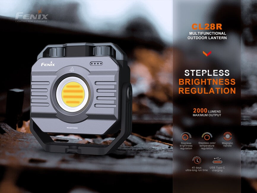 Fenix CL28R lampada da lavoro con powerbank