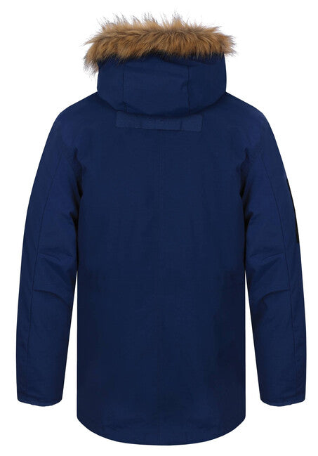 Husky Nelidas cappotto invernale imbottito da uomo, blu scuro