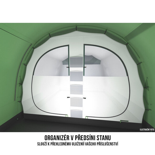 Husky Famiglia Boston 5 tenda, verde