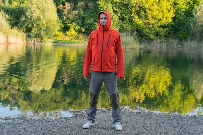 HUSKY Sevan men's softshell jacket, black