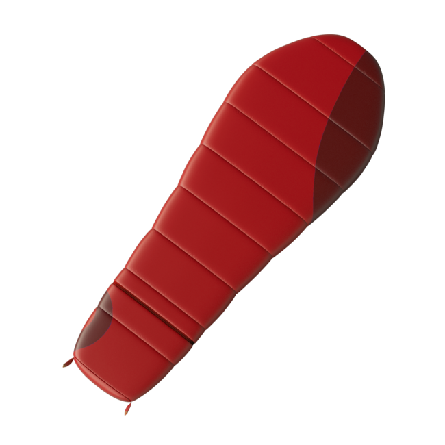 Husky Magic Sacco a pelo Outdoor Magic-12°C, rosso