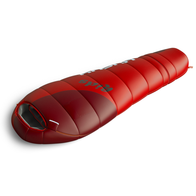 Husky Magic Sacco a pelo Outdoor Magic-12°C, rosso