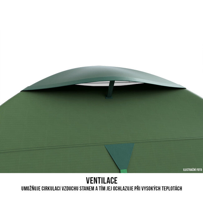 Husky Sawaj Triton 3 tenda ultraleggera, verde