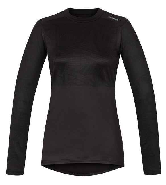 Husky Active Thermal Underwear maglietta a maniche lunghe, nero