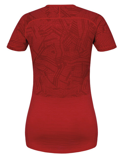 Husky Merino thermal underwear maglietta a maniche corte, rosso
