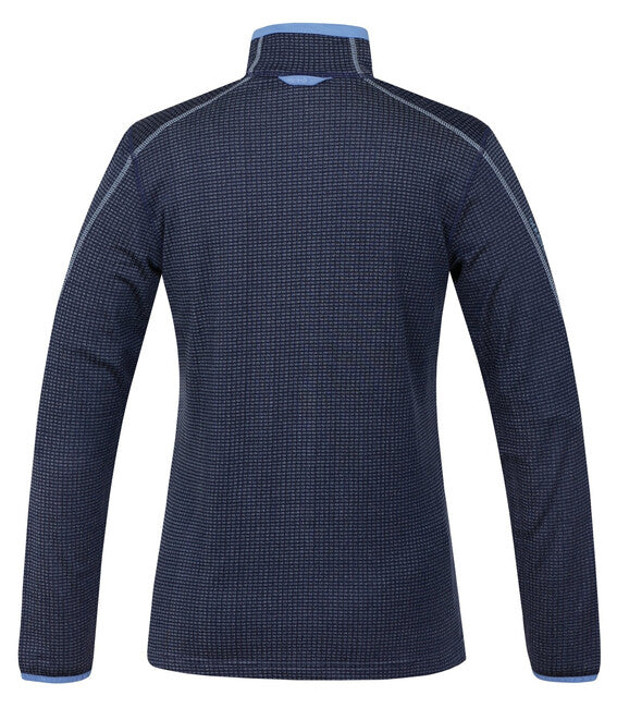 HUSKY Artic Zip felpa con zip da donna, porpora scuro/blu chiaro