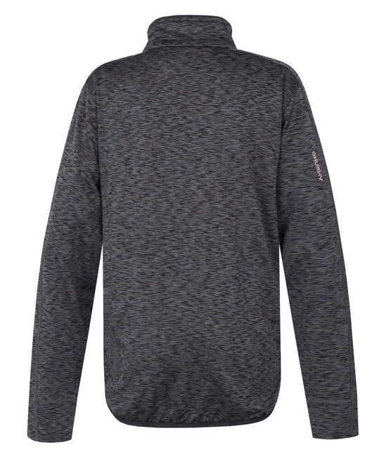 HUSKY Ane K felpa con zip per bambini, grigio scuro