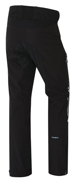 HUSKY Keson pantaloni softshell da uomo, nero