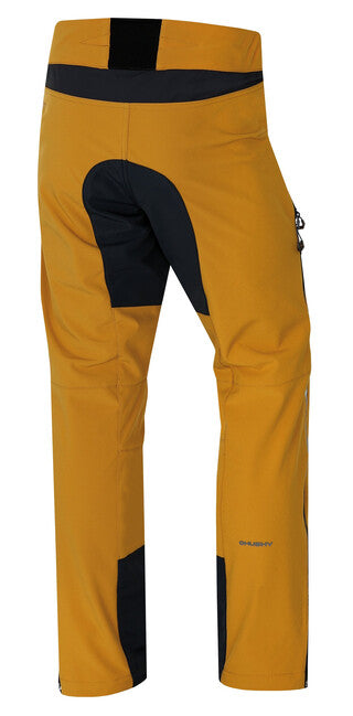 Husky Keson pantaloni softshell da uomo, senape