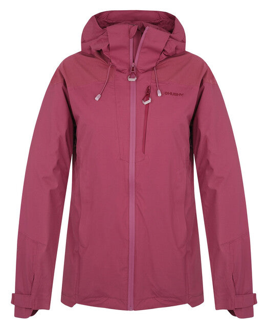 Husky Nicker giacca hardshell da donna, bordeaux scuro