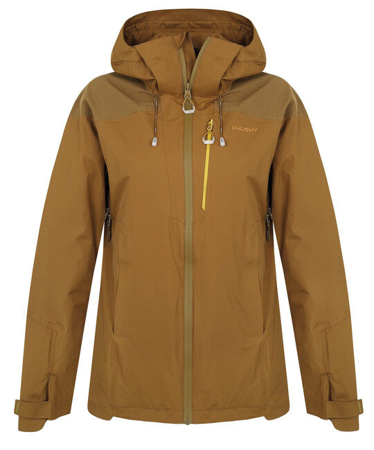 Husky Nicker giacca hardshell da donna, dark khaki