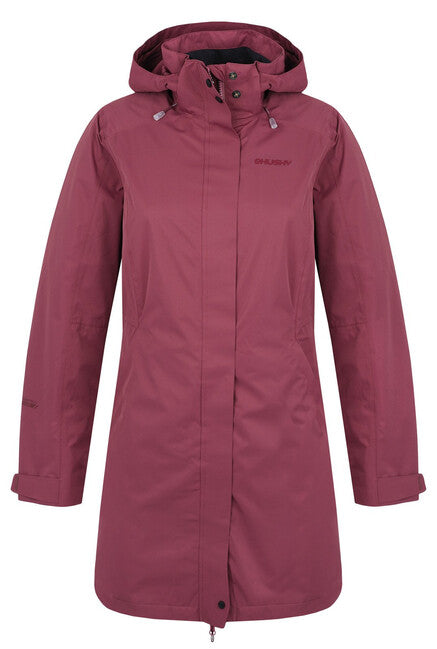 Husky Nut cappotto hardshell da donna, bordeaux scuro