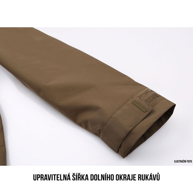 HUSKY Nevr cappotto hardshell da donna, khaki scuro