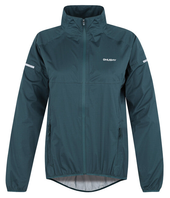Husky Solei giacca softshell ultraleggera da donna, verde scuro
