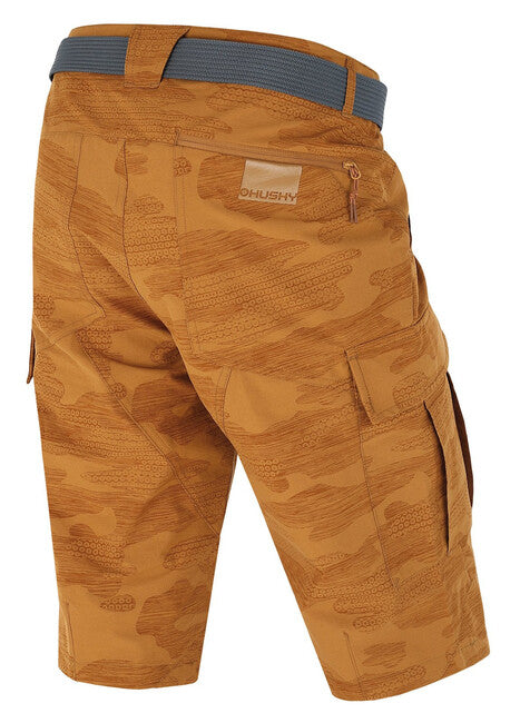 HUSKY Kalfer pantaloncini funzionali da uomo, senape scuro