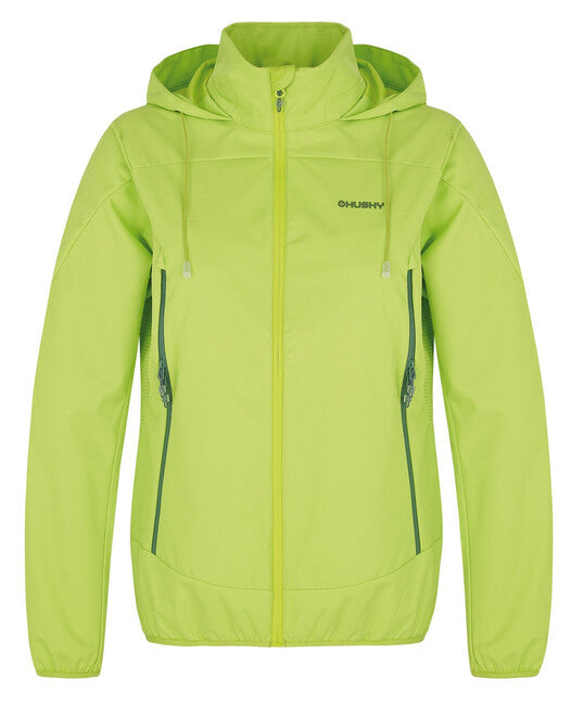 HUSKY Sonny giacca softshell da donna, verde brillante