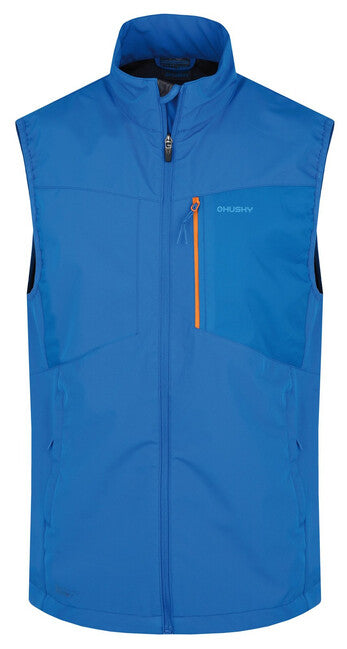 HUSKY Salien gilet softshell da uomo M, blu neon
