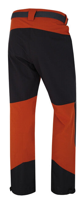 Husky Krony pantaloni outdoor uomo, mattone scuro