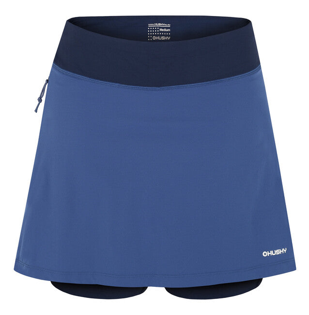 Husky Flamy gonna funzionale da donna con pantaloncini, blu scuro