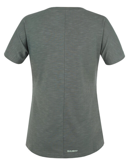 HUSKY Tingl t-shirt funzionale da donna, verde, L