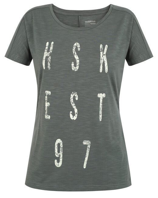 HUSKY Tingl t-shirt funzionale da donna, verde, L