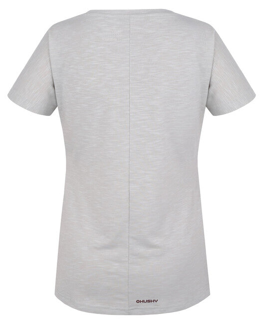 HUSKY Tingl maglietta funzionale da donna, bianco tenue, L