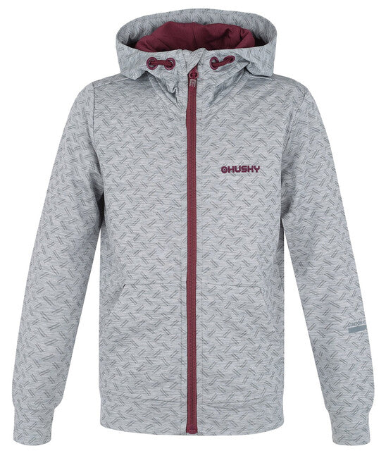Husky Alony K felpa con cappuccio, grigio chiaro