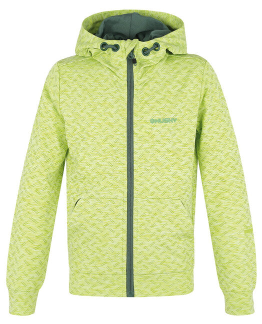 Husky Alony K felpa con cappuccio, verde brillante