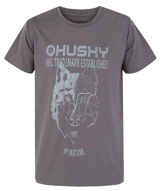 HUSKY Tash K t-shirt funzionale per bambini, pietra scura