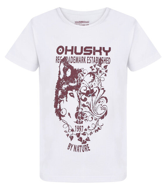 HUSKY Tash K μπλουζάκι λειτουργικό παιδικό, λευκό