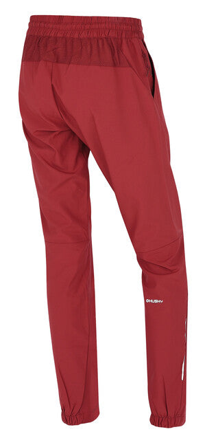 Husky Speedy Long pantaloni outdoor donna, bordeaux scuro