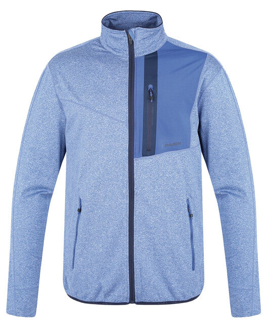 HUSKY Ane felpa con zip da uomo, blue