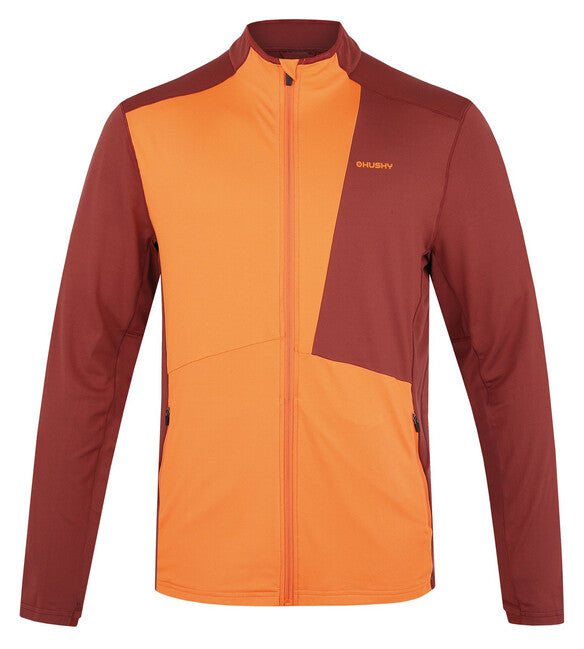 Husky Tarp Zip Hoodie Zip deep brick/orange,