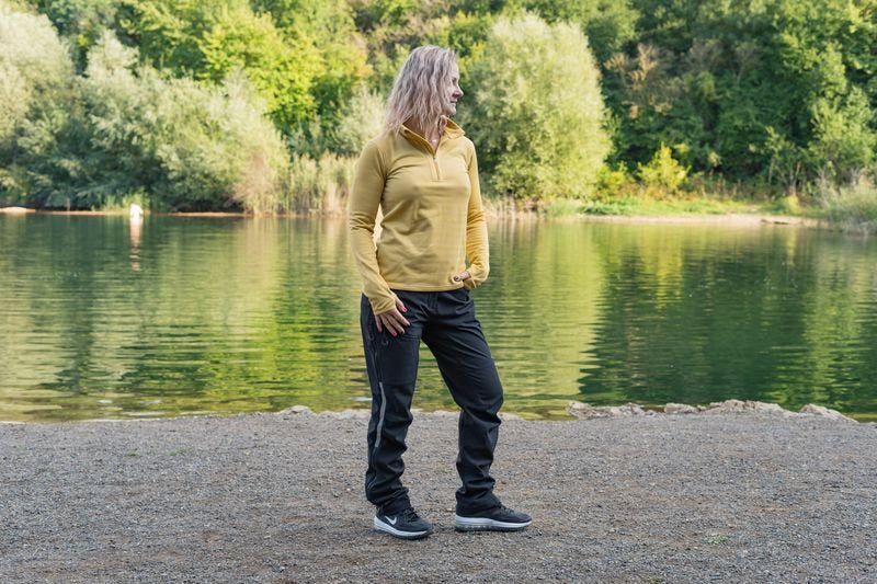 Husky Artic felpa dolcevita da donna, red