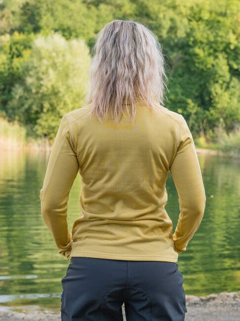Husky Felpa dolcevita da donna, gialla artico