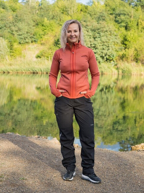 HUSKY Artic Zip felpa con zip da donna, rosso