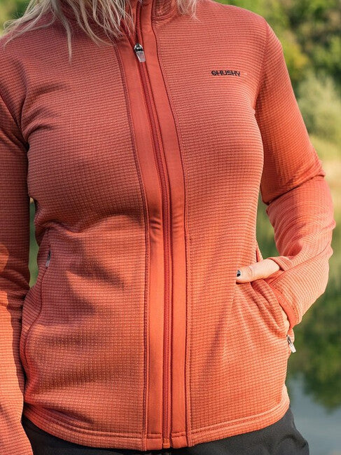 HUSKY Artic Zip felpa con zip da donna, rosso