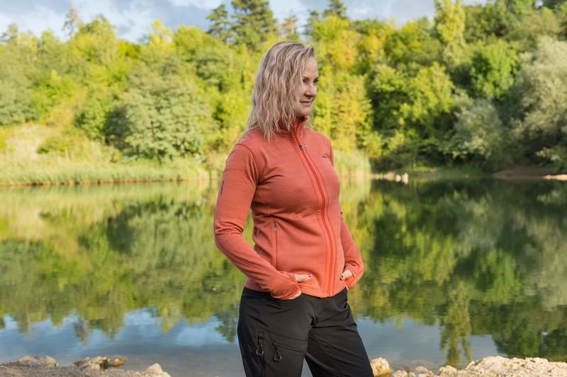 HUSKY Artic Zip felpa con zip da donna, giallo