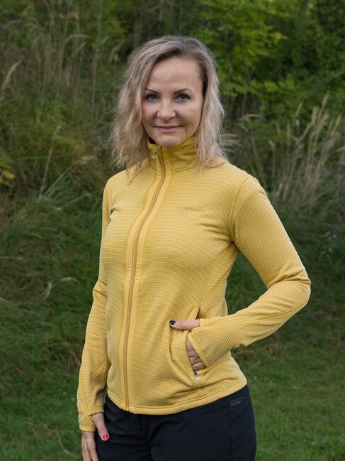 HUSKY Artic Zip felpa con zip da donna, giallo