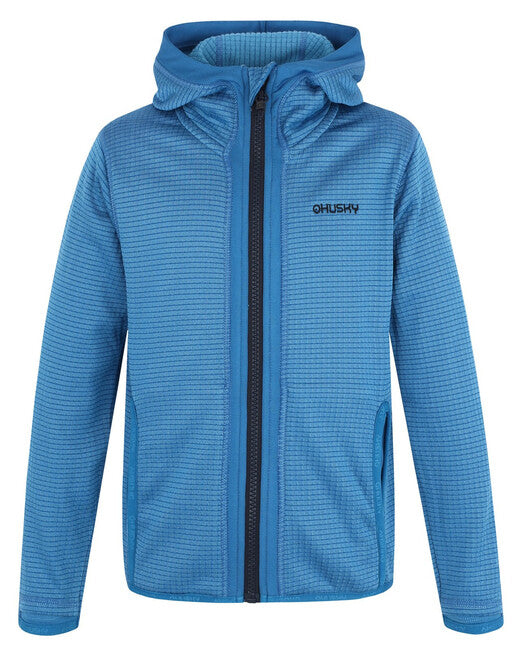 HUSKY Artic Zips K felpa con cappuccio per bambini, blu/nero blu