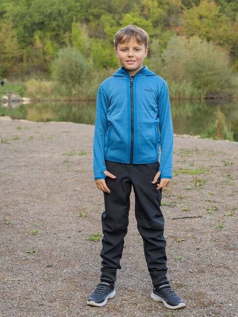 HUSKY Artic Zips K felpa con cappuccio per bambini, blu/nero blu