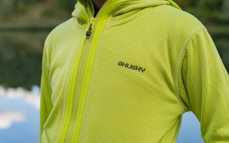 Husky Artic felpa con cappuccio zips k, rosso/nero blu